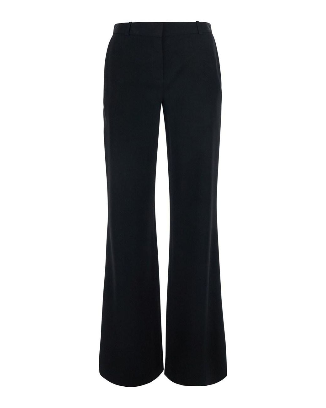 The Row Black 'Coleman' Pants With Belt Loops And Side Pockets