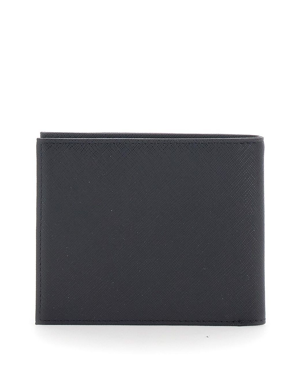 Emporio Armani Black Bifold Wallet Tech Fabric Polyamide for men
