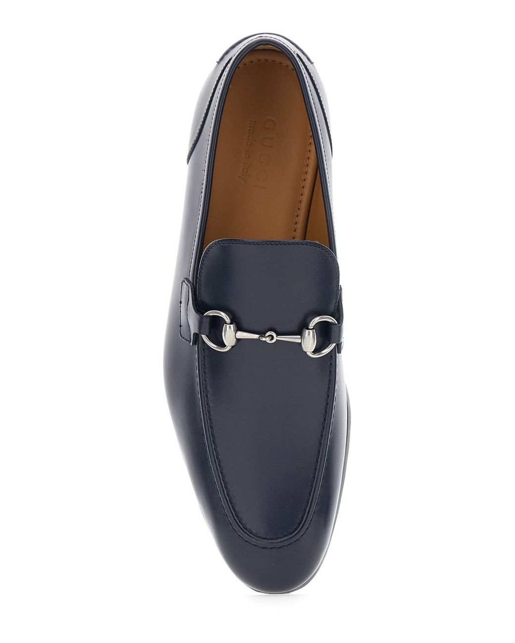 Gucci Blue Loafers Jordan Leather Calf for men