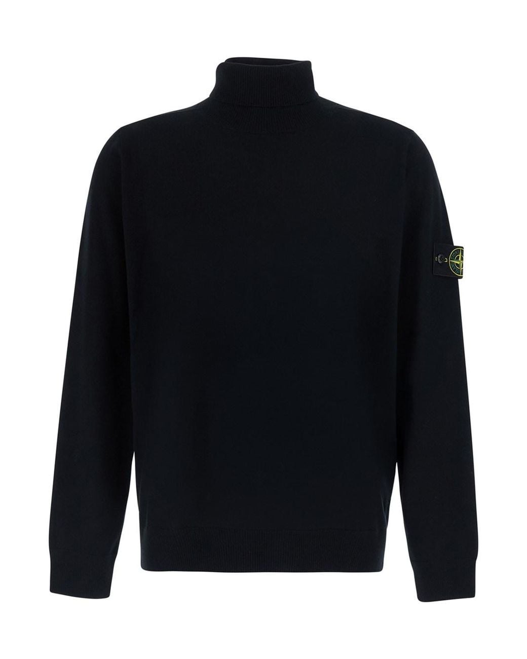 Stone Island Blue Sweater, Wool Tops for men