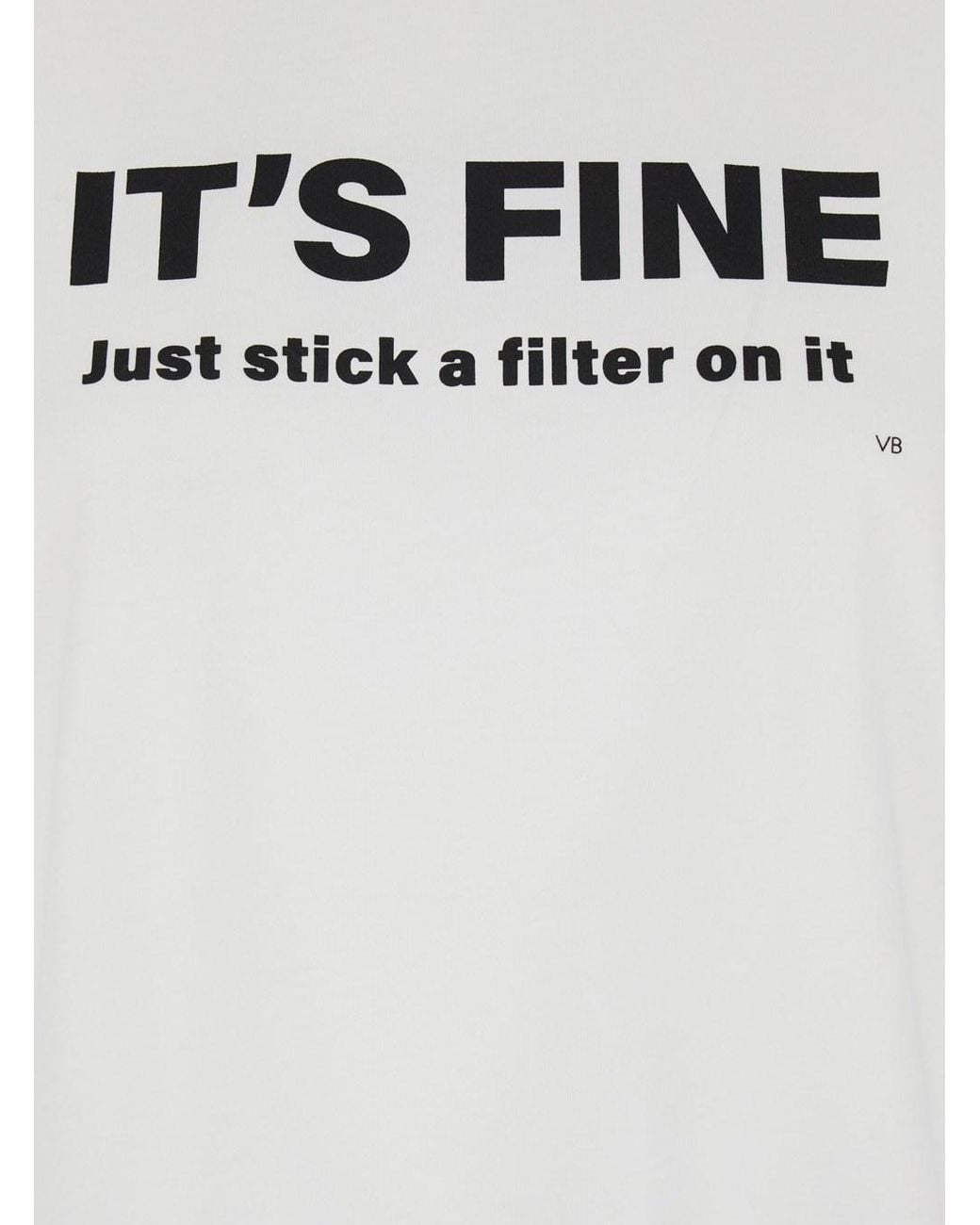 Victoria Beckham White T-Shirt With Slogan Lettering On The Front