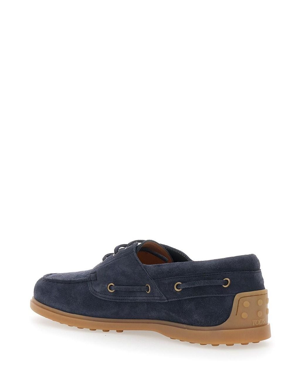 Tod's Blue Suede Loafers for men