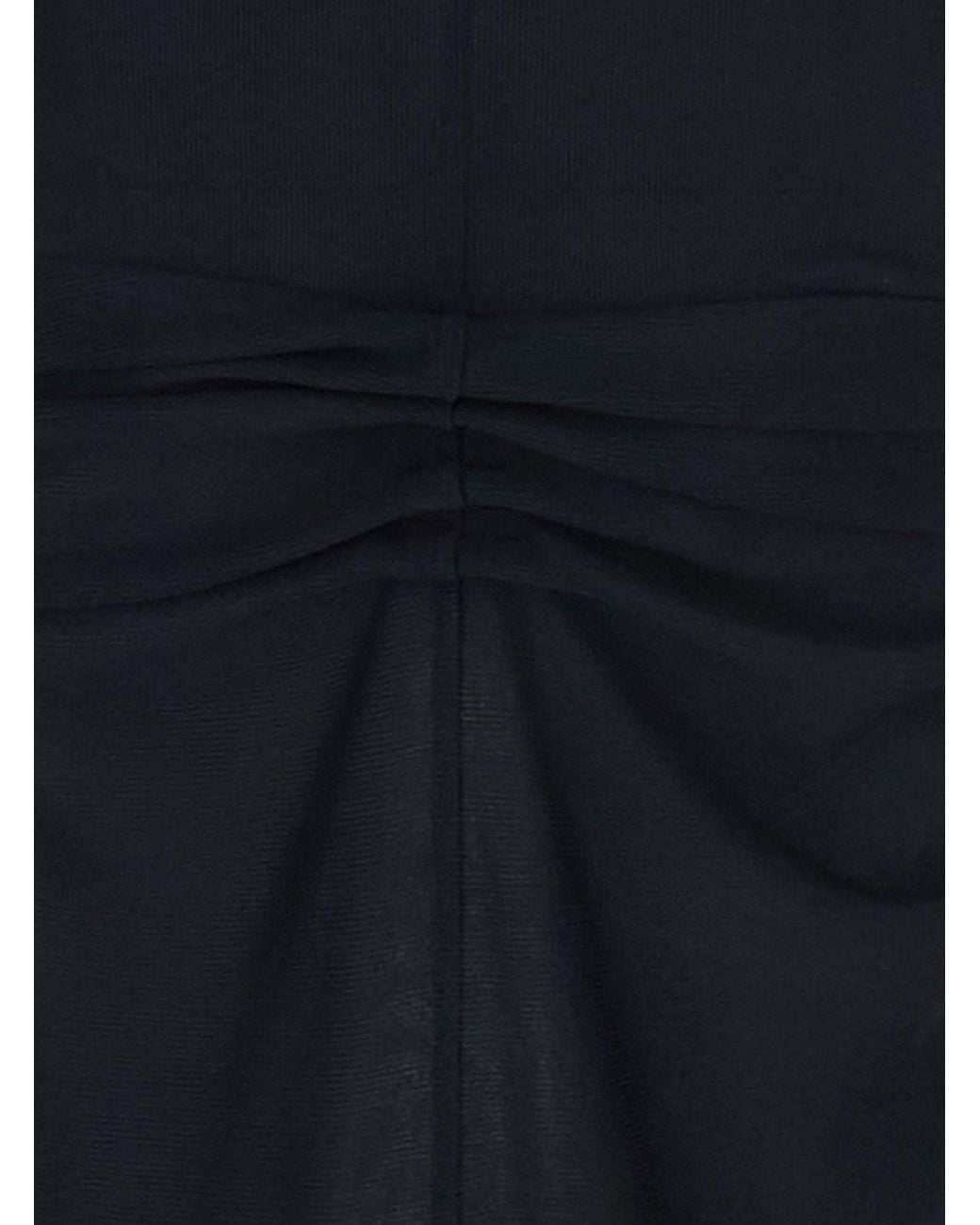 The Row Black 'Delyra' Long Dress With Draping
