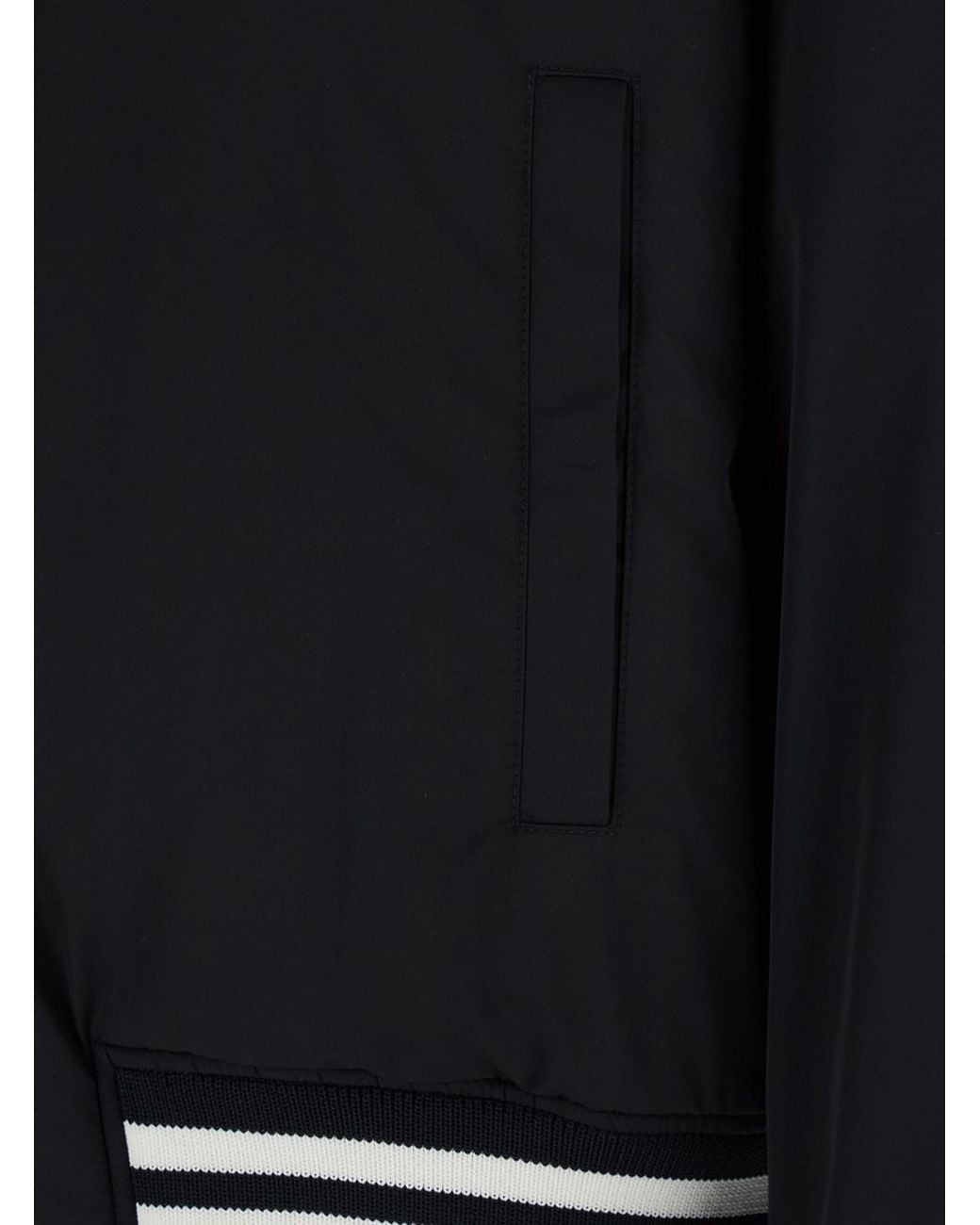 Gucci Black Reversible Jacket Tech Fabric Polyester Coat for men