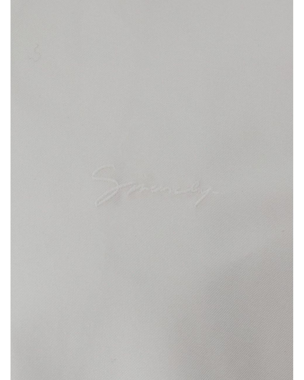 Givenchy White Regular Solid Shirts for men