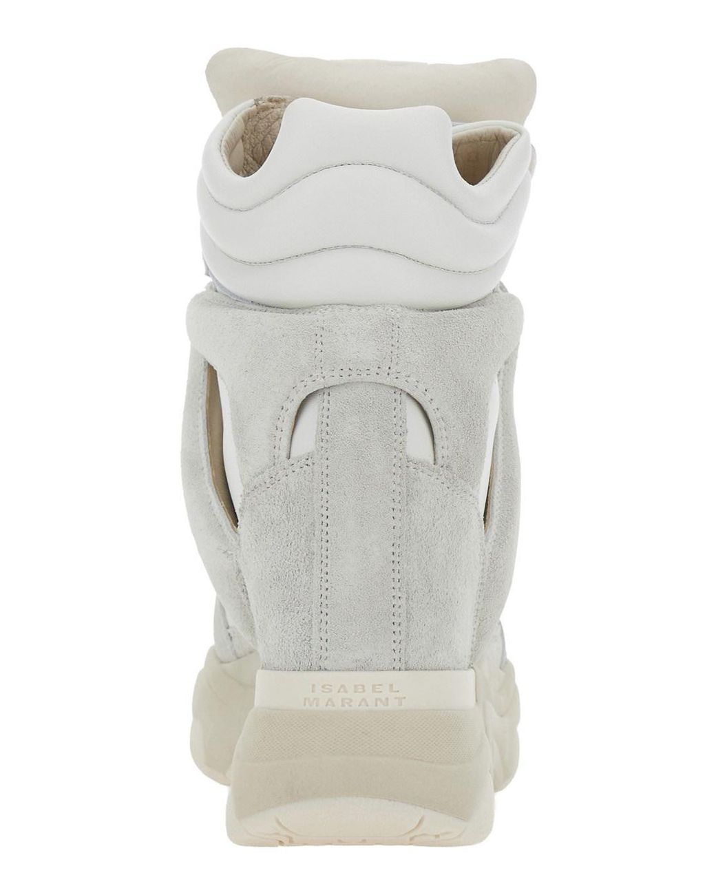 Isabel Marant White Sneakers Balskee-Gz Tech Fabric Trainers