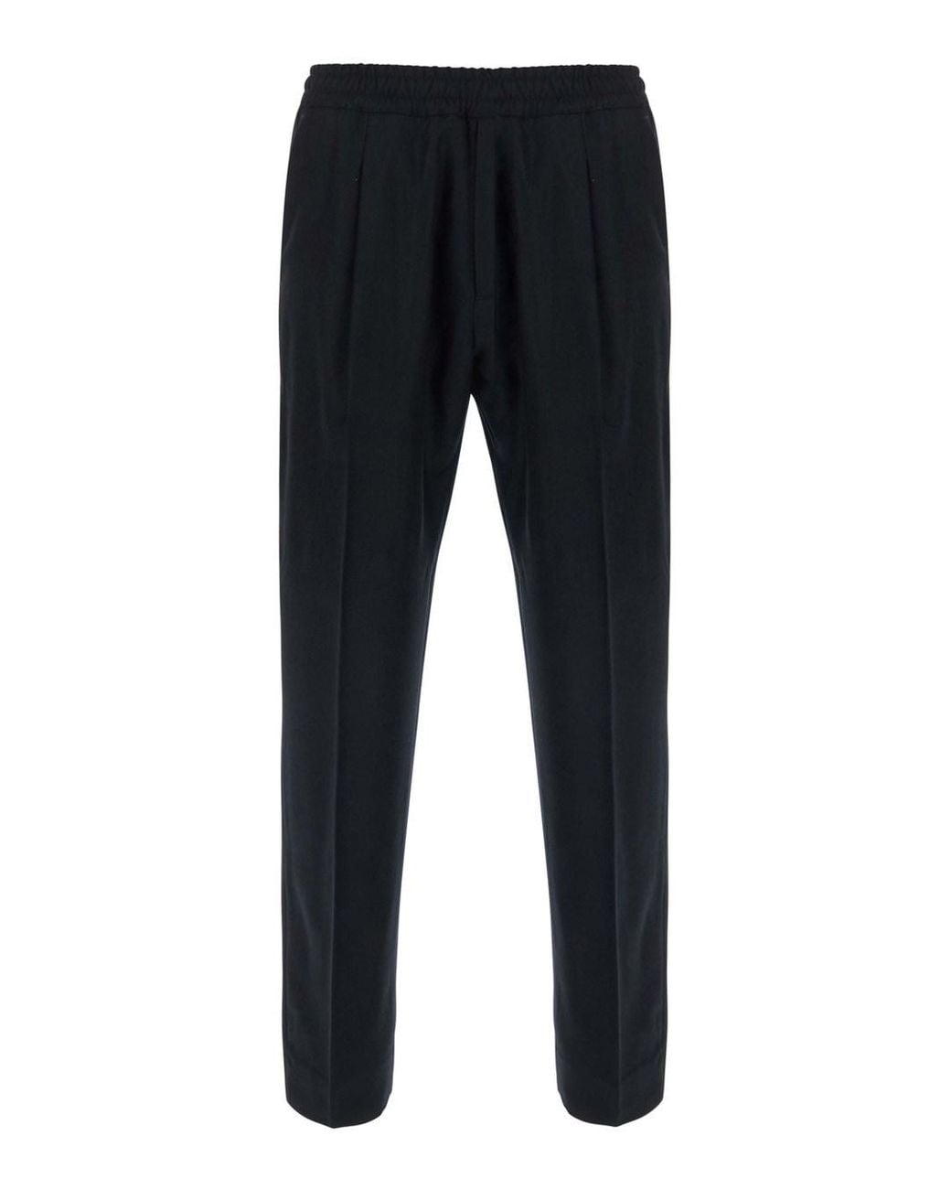 Low Brand Black 'Tokyo' Pants With Pockets And Elasticated Waist for men
