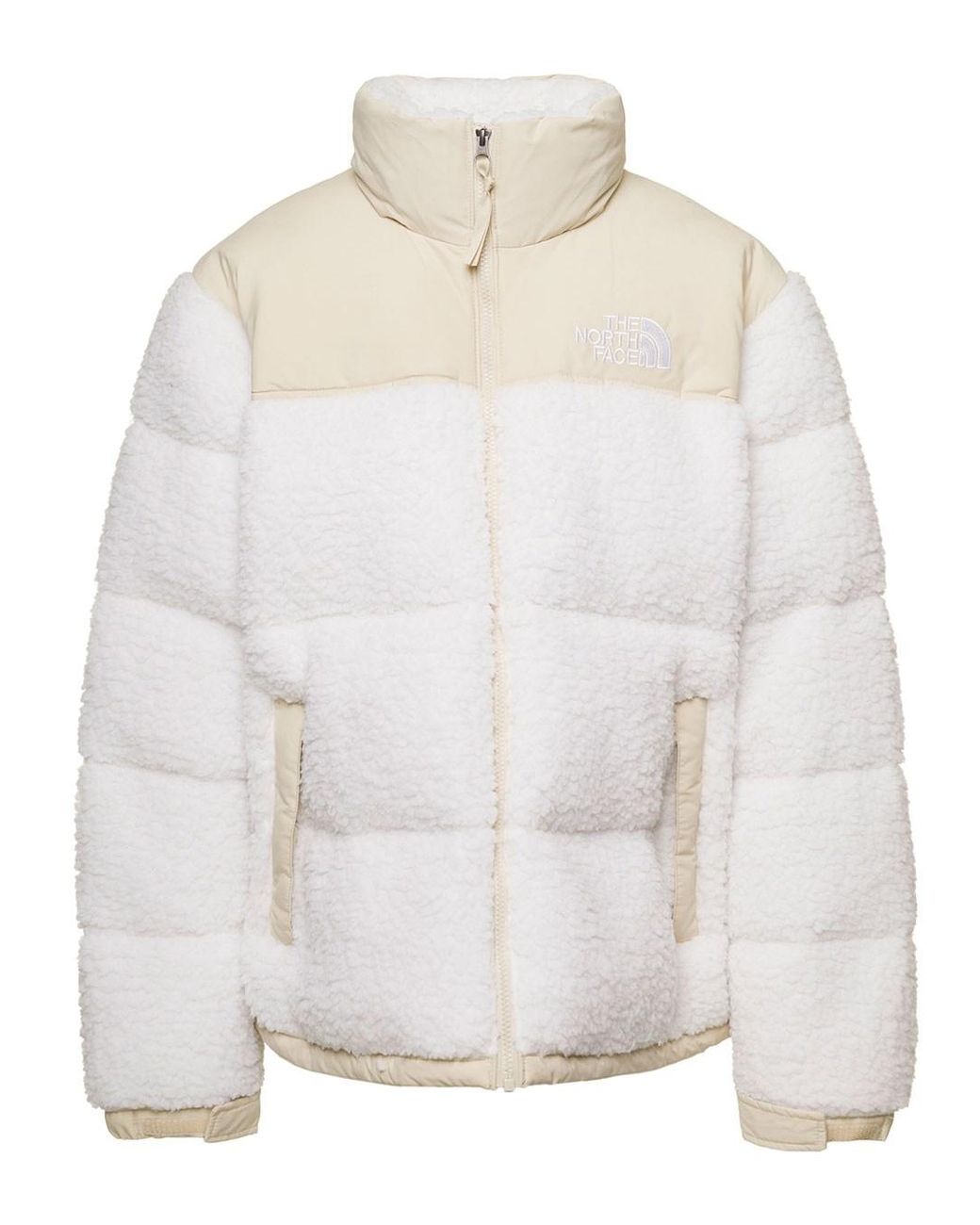 The North Face M High Pile Nuptse Jacket Gardenia /gravel in