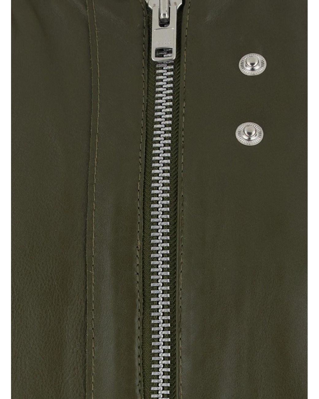 sunflower Green Bomber Jacket With Two Welt Pockets On The Front for men
