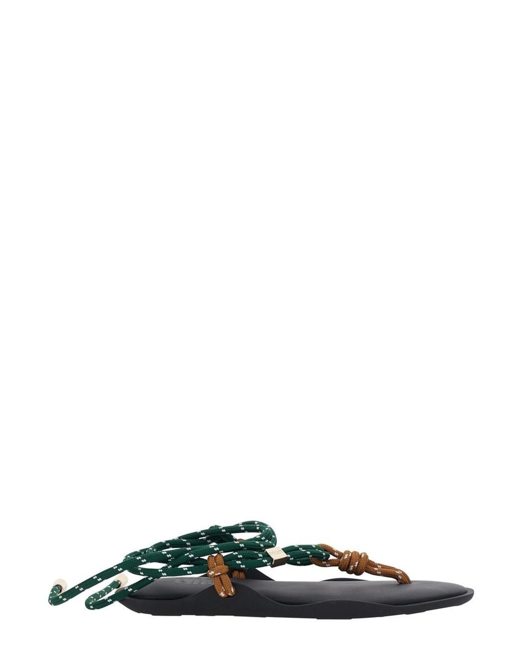 FLOWZE Green 'Flo' Sandals With Straps And Ankle Strap