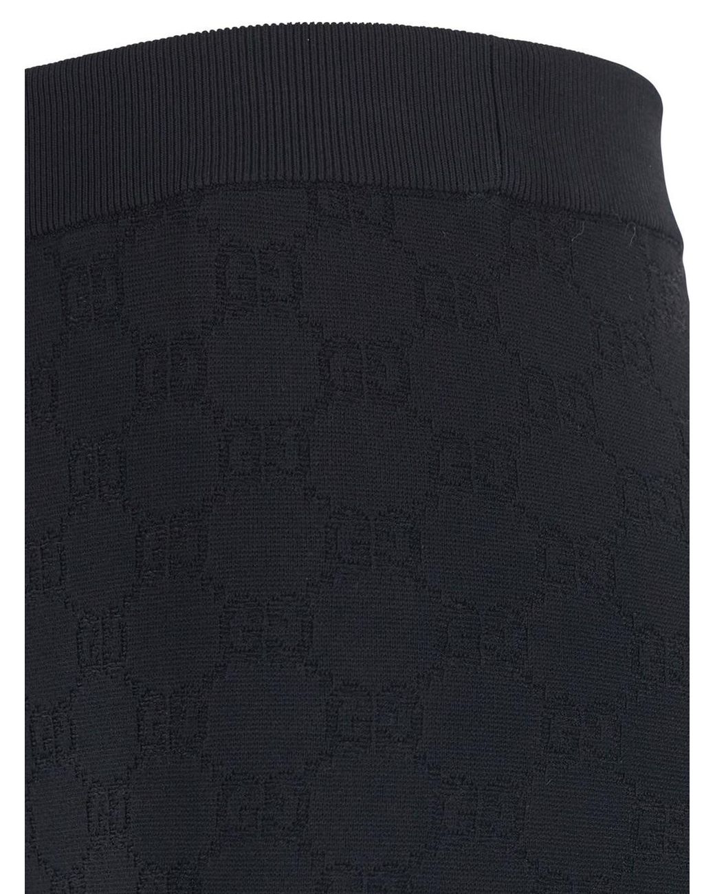 Gucci Blue Leggings Viscose Blend Trousers