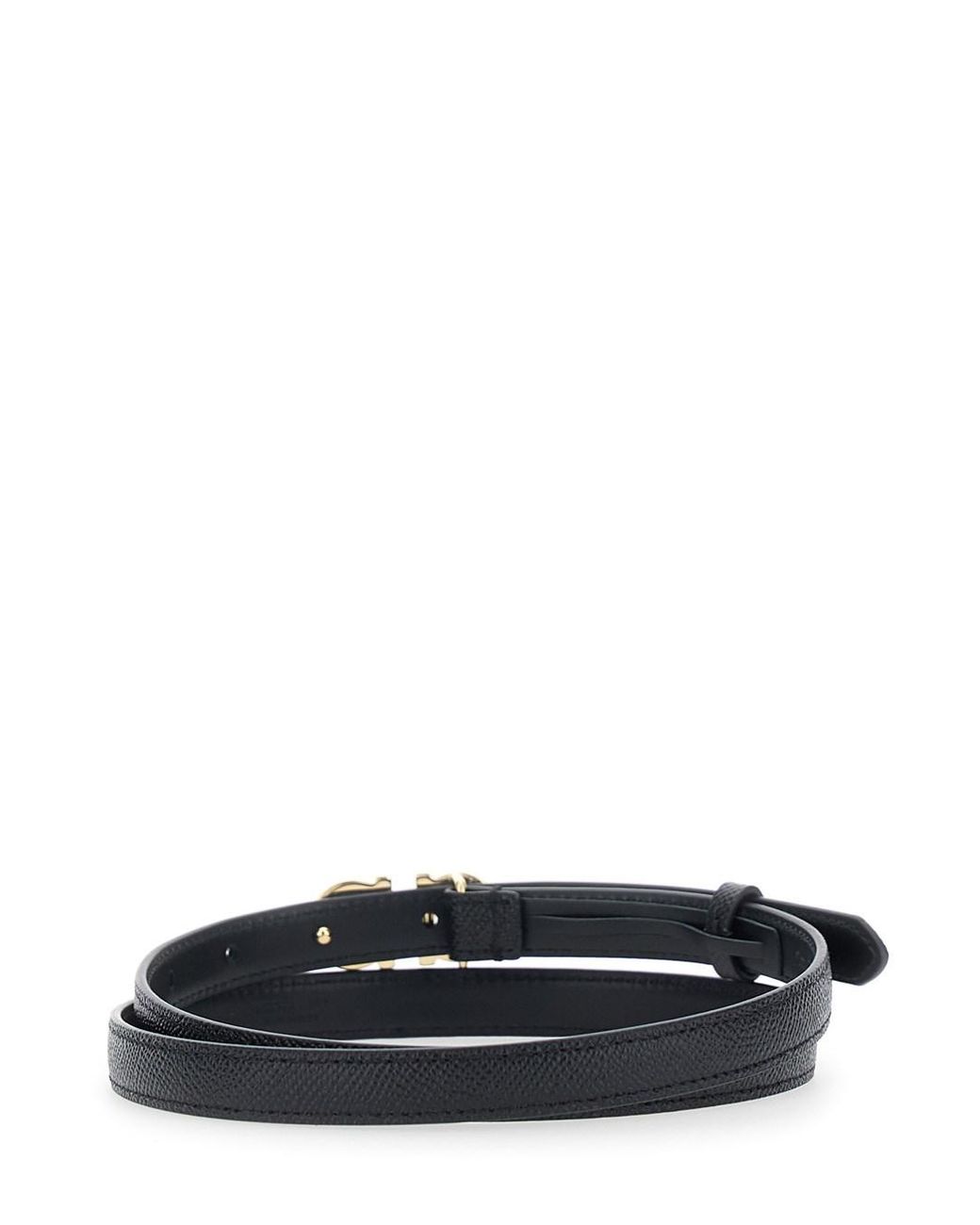 Ferragamo White Gancini Adjustable Grained Calfskin Leather Belt