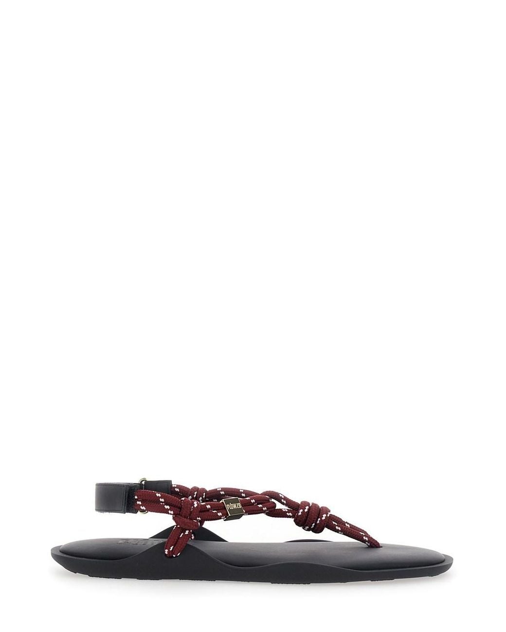 FLOWZE White 'Flo' Sandals With Straps And Ankle Strap