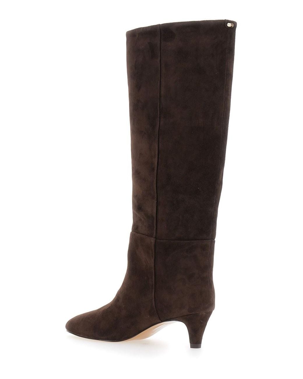 Twinset Brown Knee-High Boots With Medium Heel