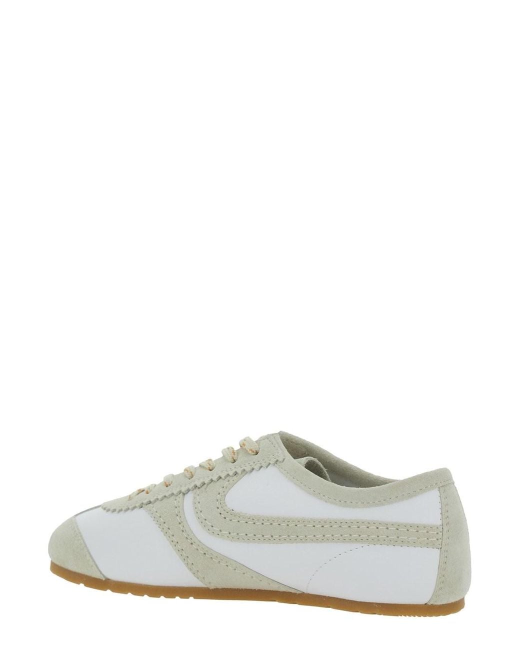 Dries Van Noten White Low Top Sneaker Leather Trainers