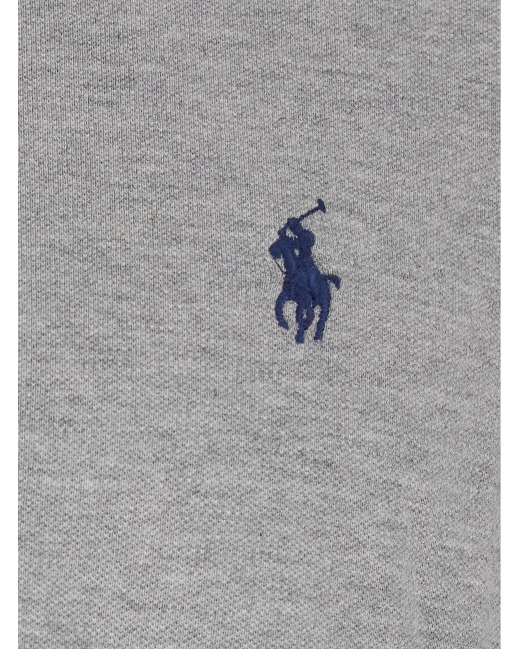 Polo Ralph Lauren Gray Polo Shirt Custom Fit for men