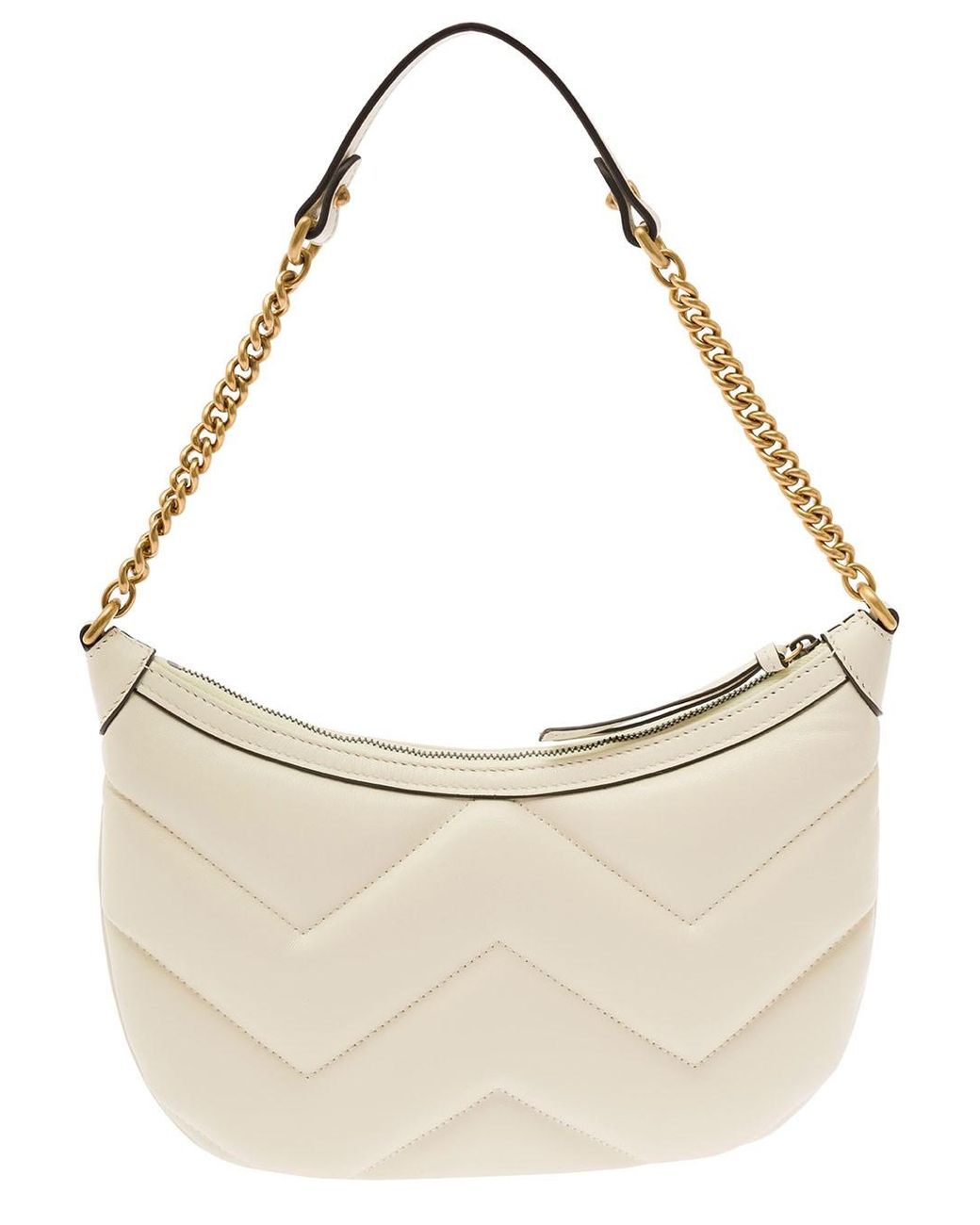 Gucci Natural 'Small Gg Marmont' Shoulder Bag