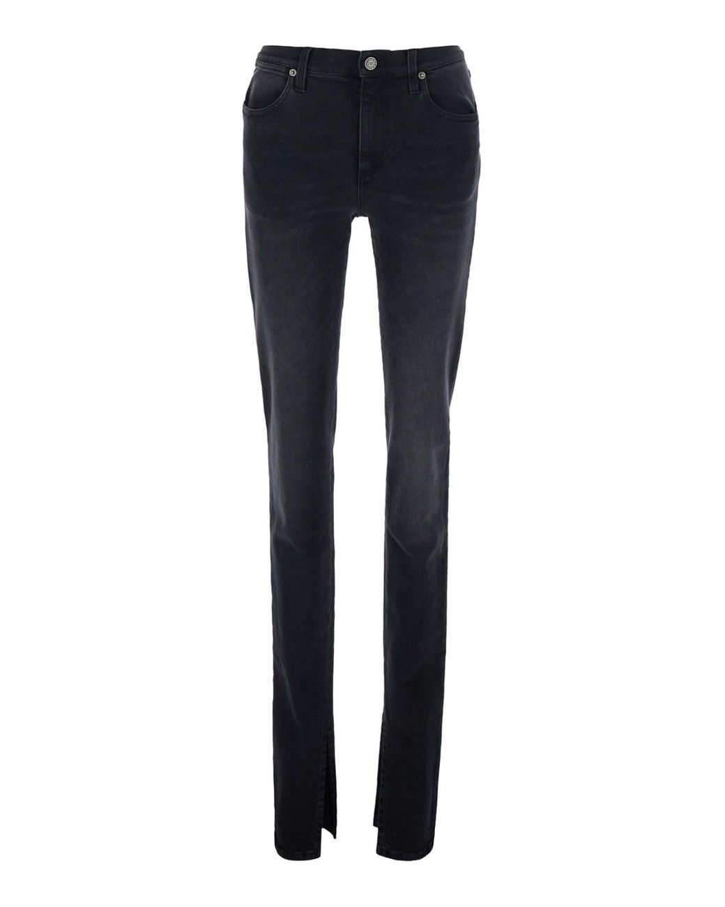 Gucci Blue Jeans Mid-Rise Split Hem