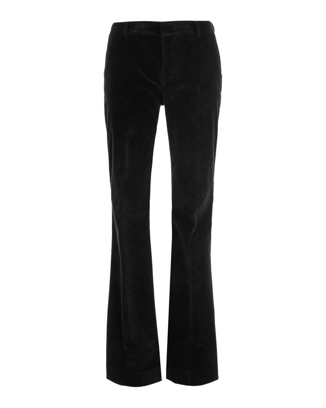 PT Torino Black Pants With Five Pockets And Straight Leg