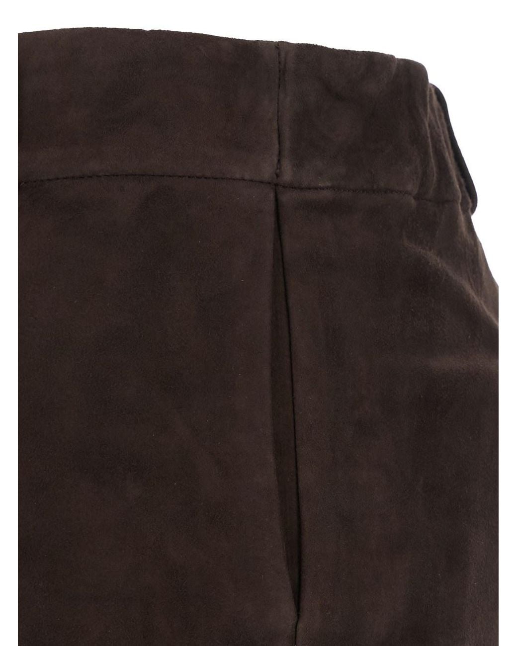 Arma Black High-Waisted Pants With Side Pockets