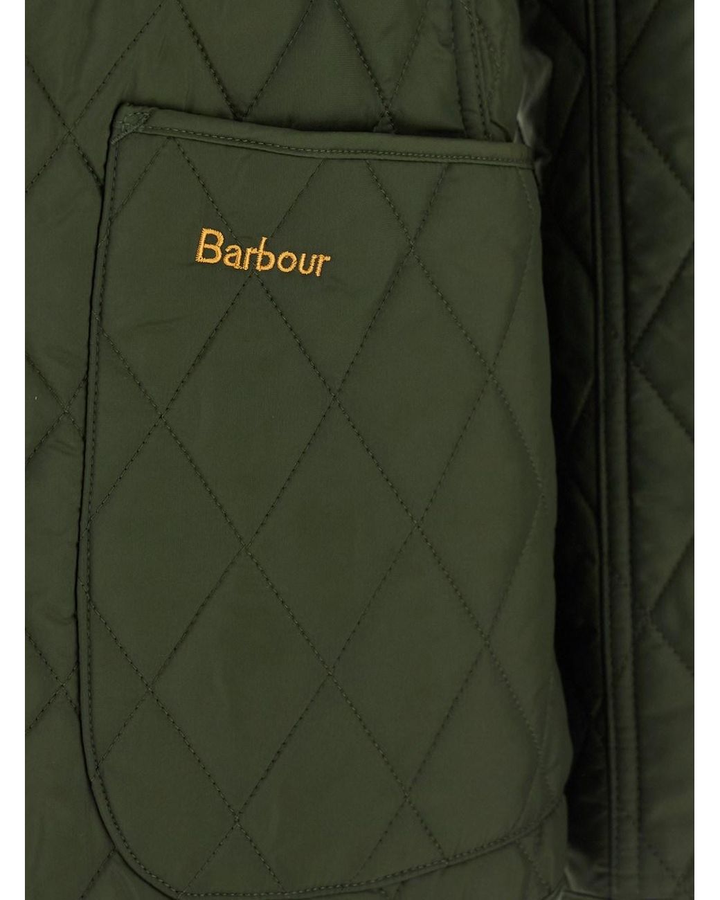 Barbour Green Quilted Jacket Coat