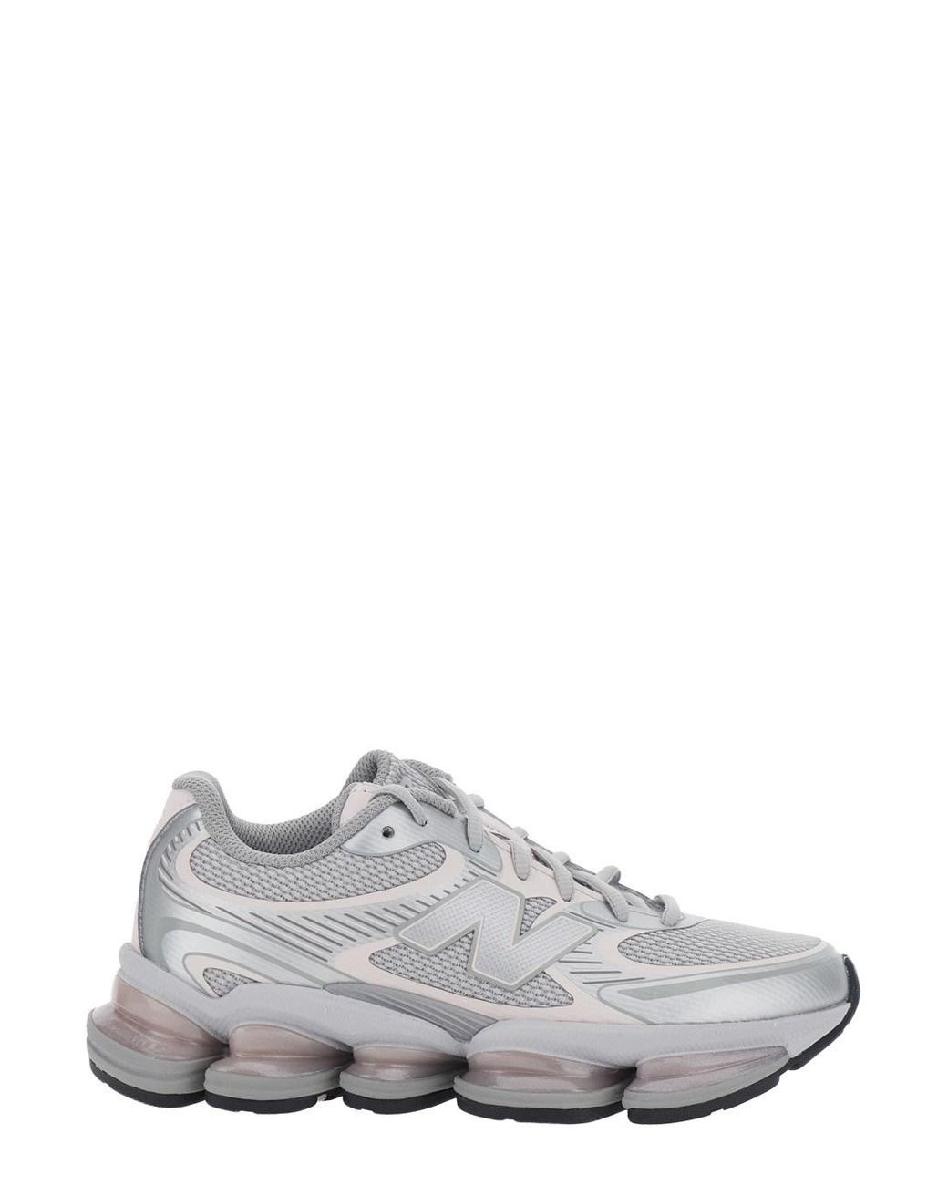 New Balance White Sneakers 2000 Tech Fabric Trainers