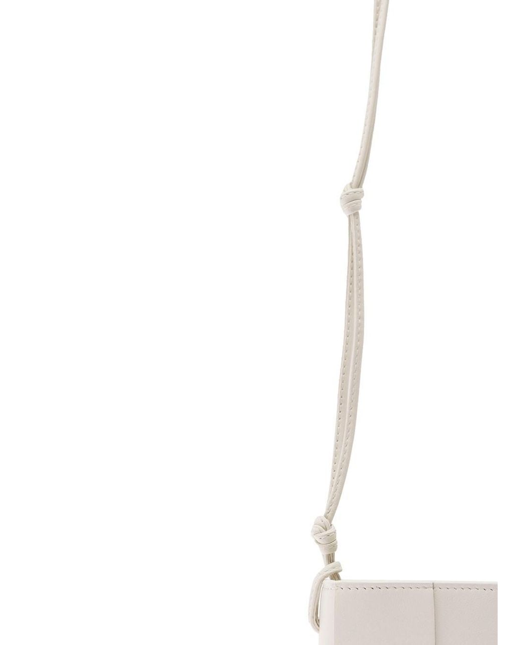 Bottega Veneta Natural 'Phone Pouch' Shoulder Bag With Knot Details
