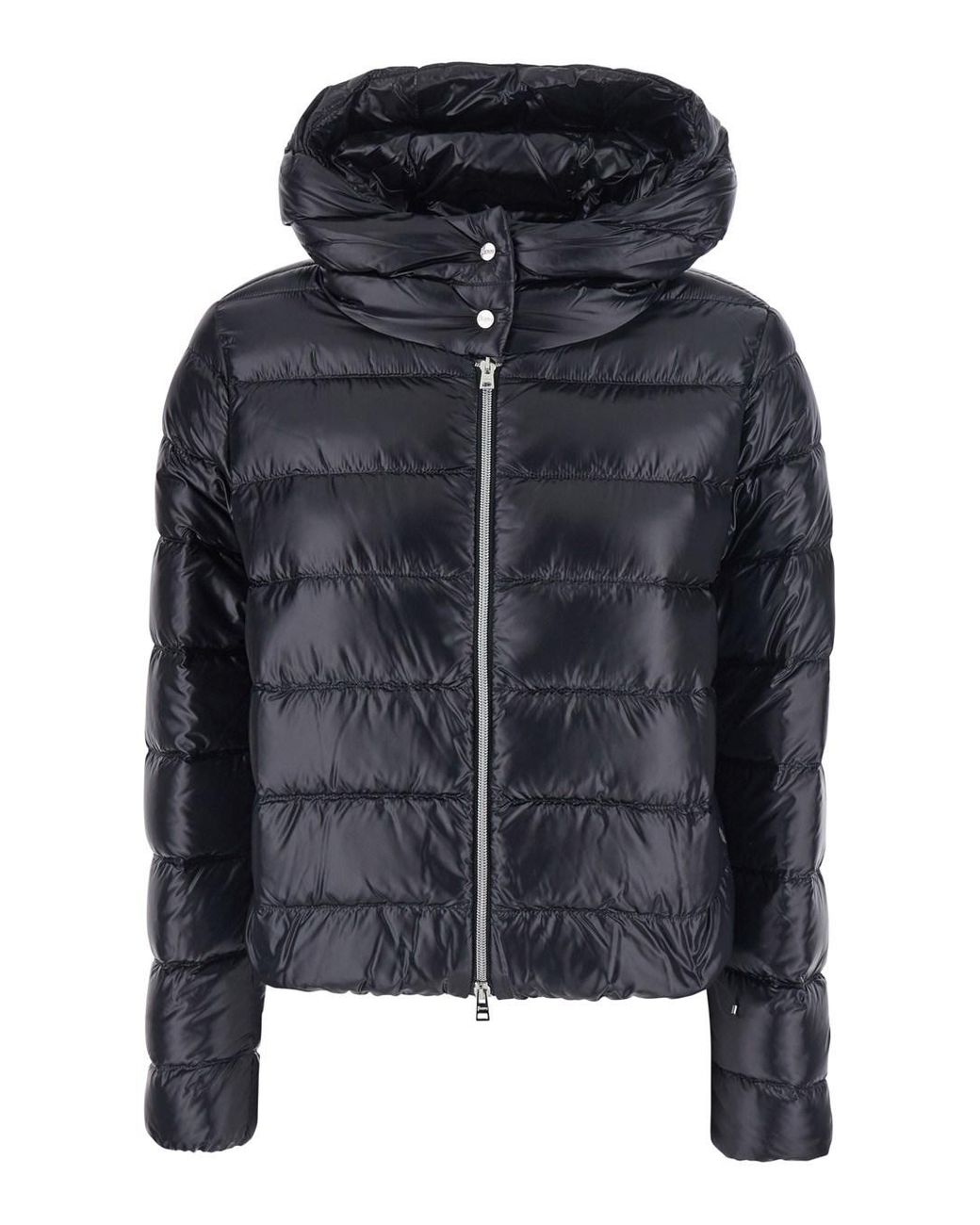 Herno Black Short Down Jacket Puffer