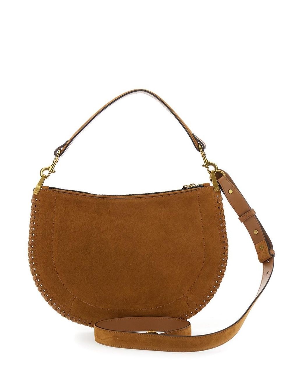Isabel Marant Brown Oskan Soft Small Shoulder Bag (34 Cm Removable Handle)