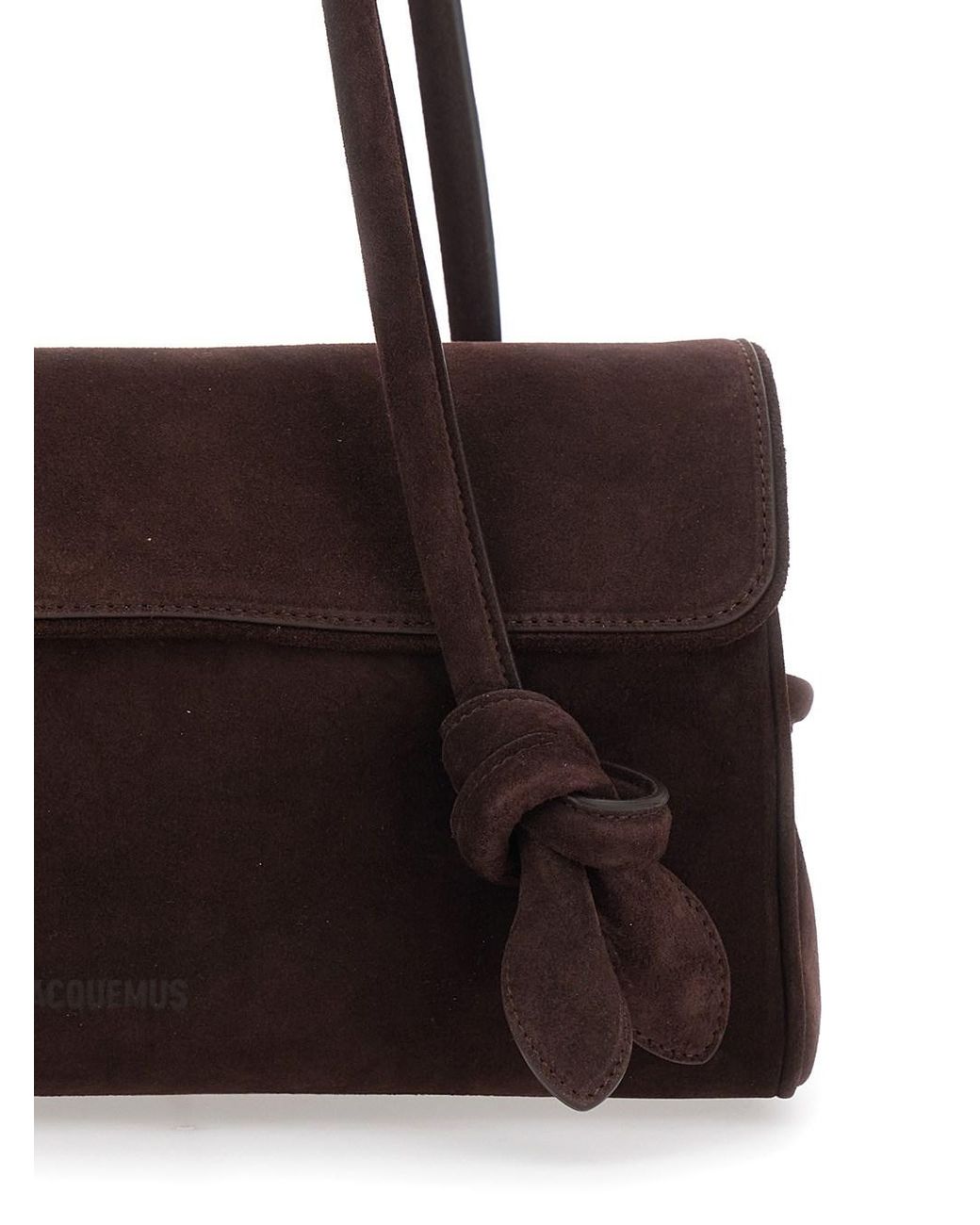 Jacquemus Black Shoulder Bag Le Turismo Long Leather Calf