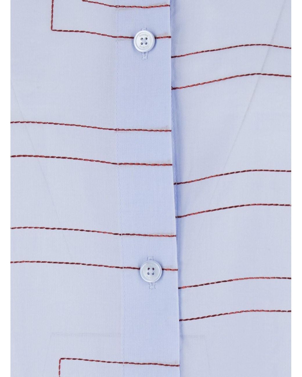 Totême  Blue Shirt Dress Long Summer