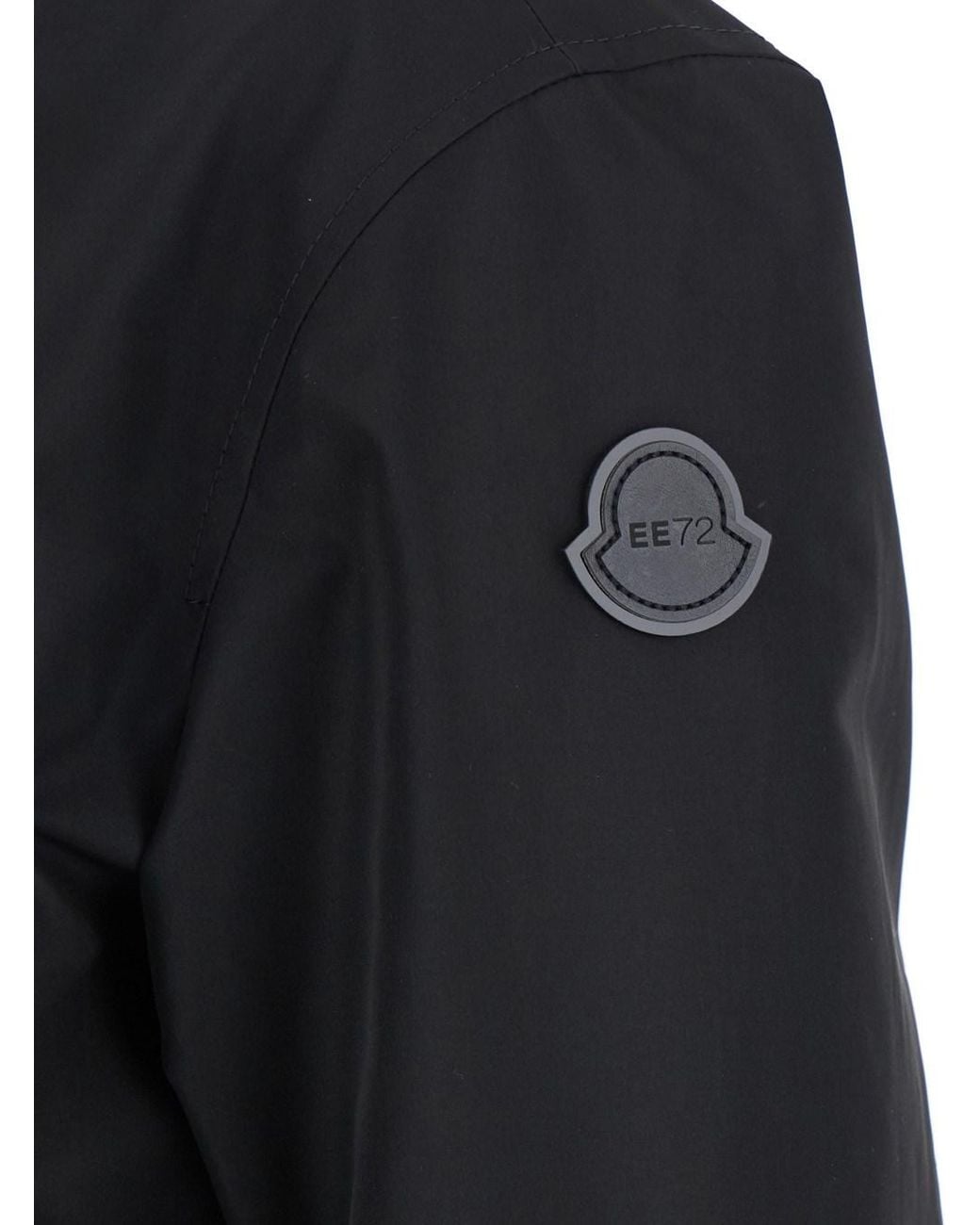 Piumino 'Krovanh' Con Collo Alto E Patch Logo Sulla di Moncler Genius in Blue