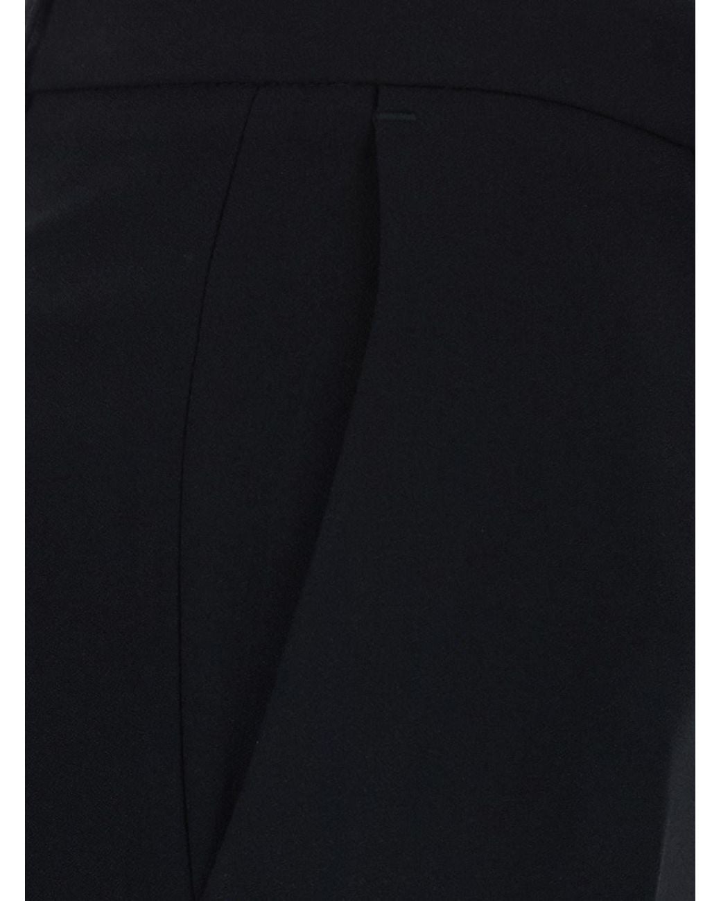 Le Plain Blue Pants With Flared Leg