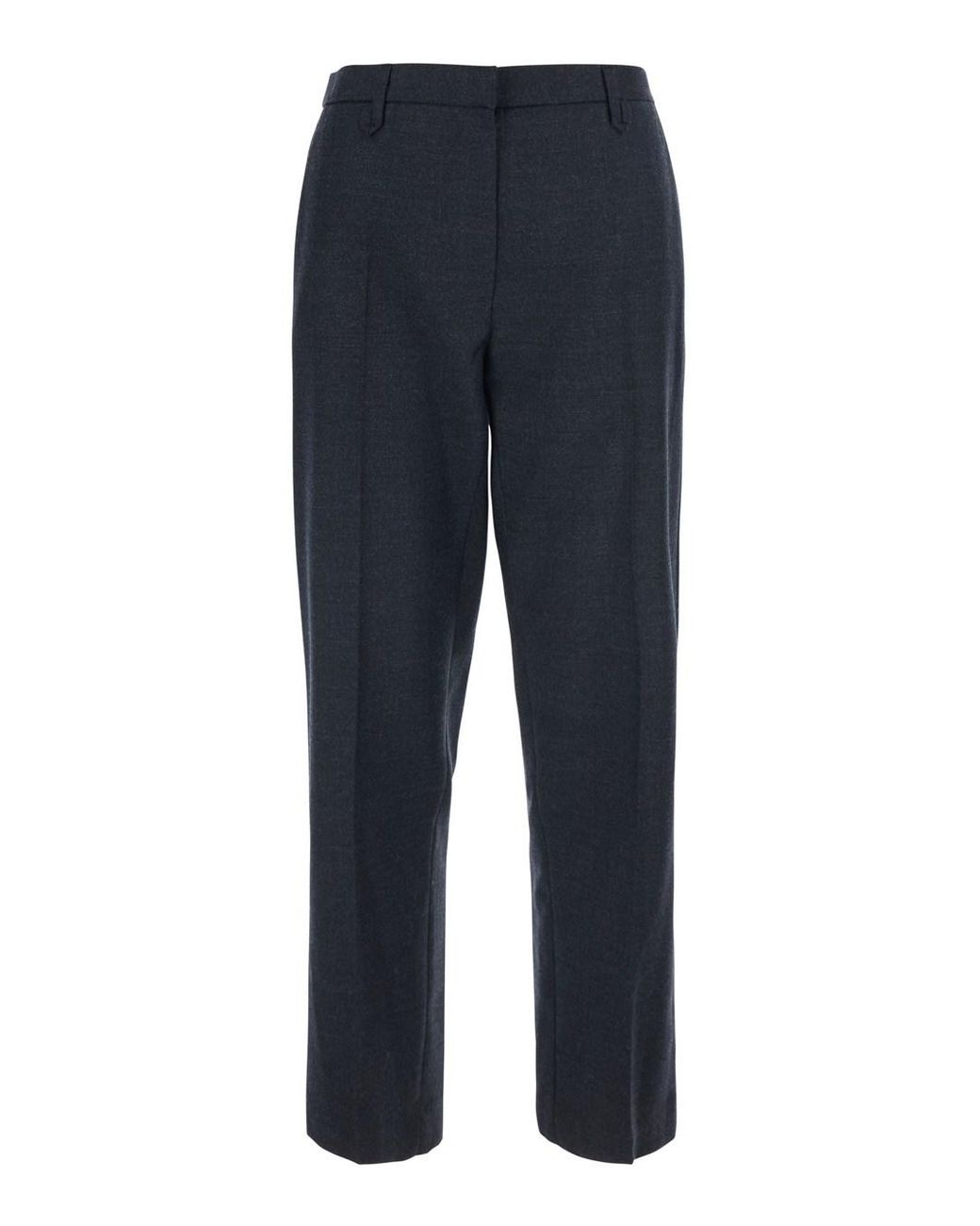 Tela Blue 'Finn' Pants With Hidden Front Closure
