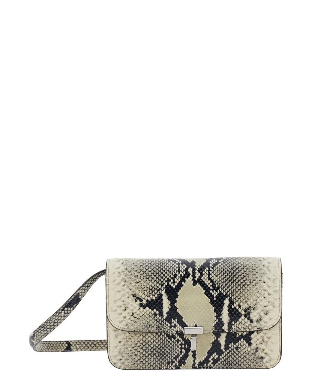 Borsa A Tracolla T-Lock di Totême in Natural