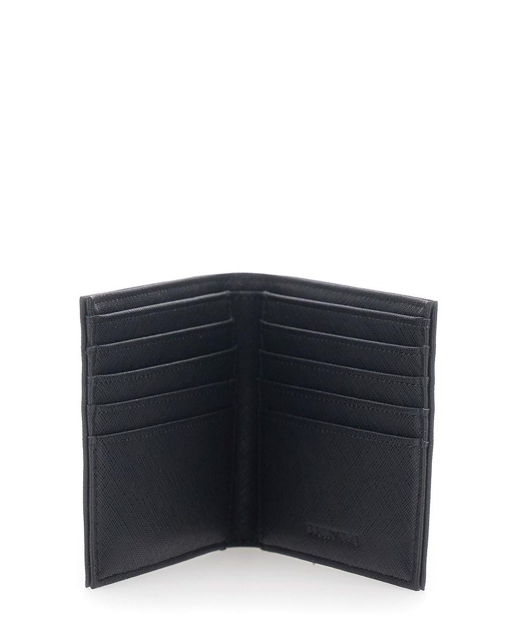 Emporio Armani Black Bifold Wallet Tech Fabric Polyamide for men
