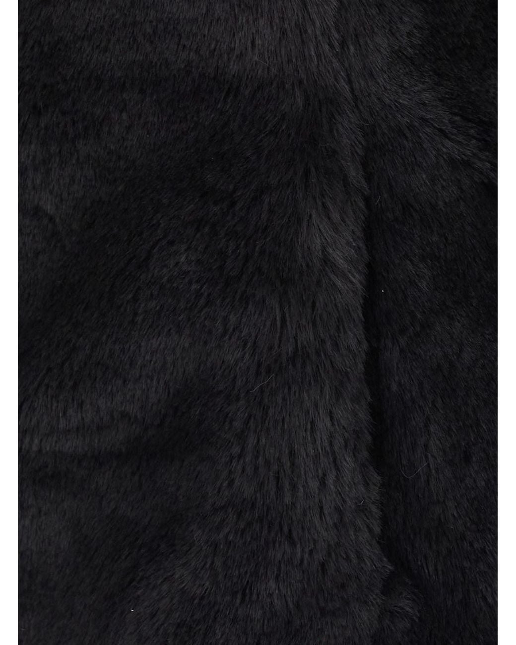 Save The Duck Black Down Jacket Laila Fury Reversible With High Collar And P
