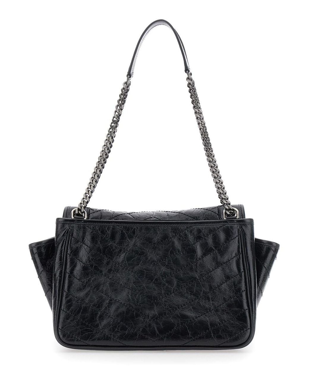 Saint Laurent Black Ysl Bo Niki Tripouch Tufo