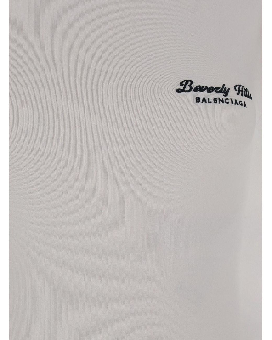 Balenciaga White T-Shirts