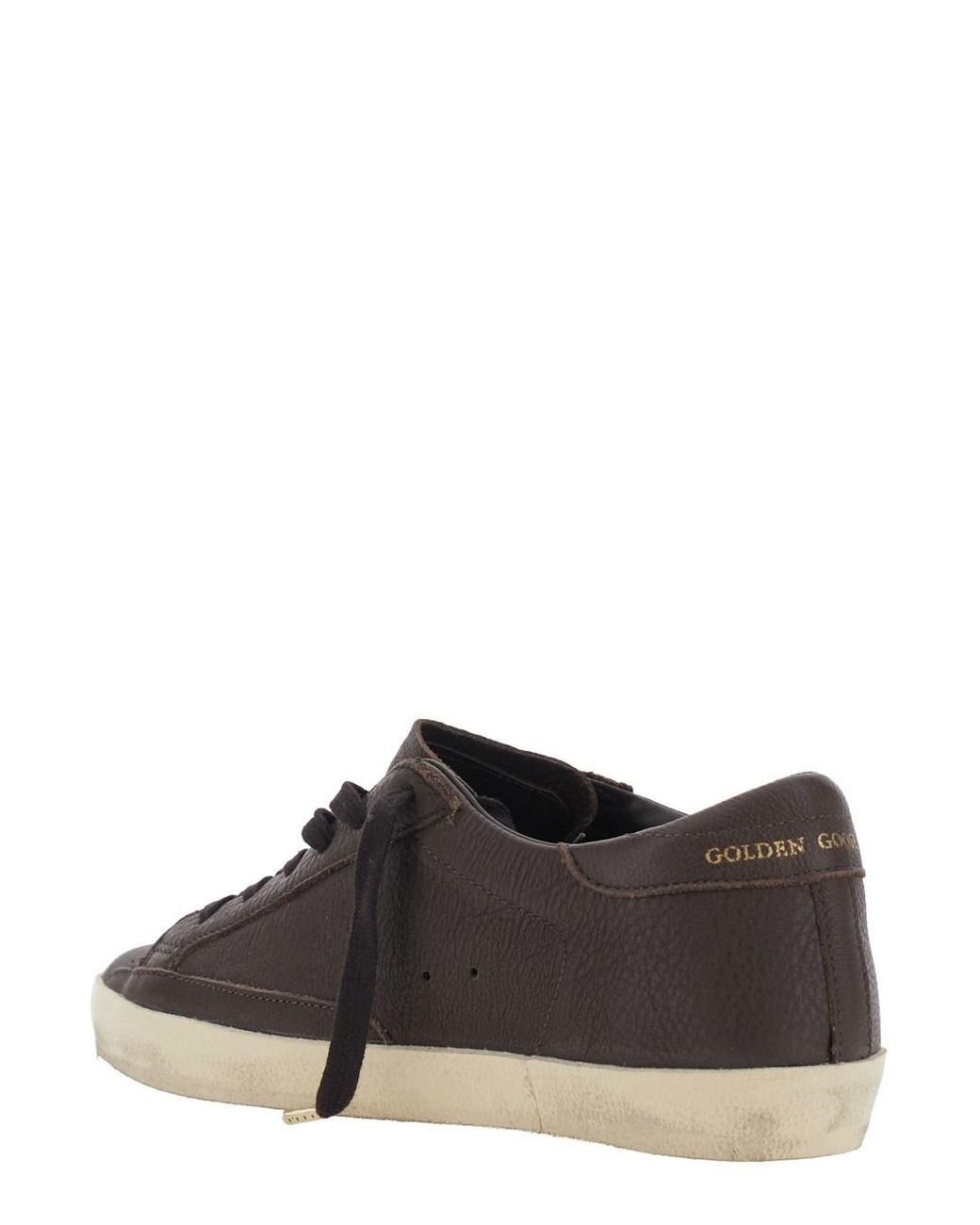 Golden Goose Deluxe Brand Brown Sneakers Superstar Leather Trainers