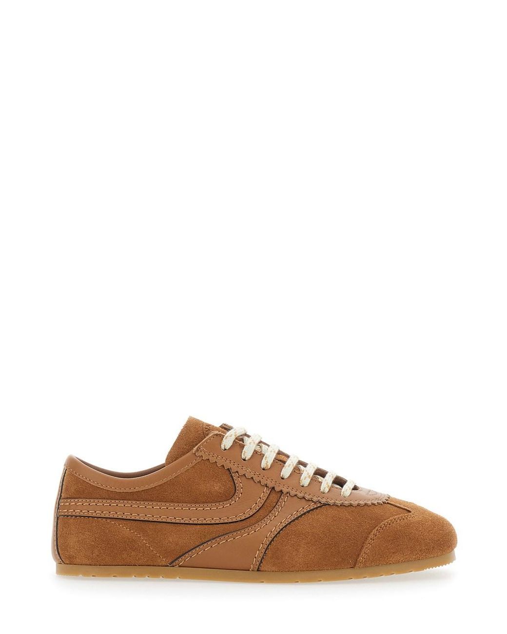 Dries Van Noten Brown Sneakers Dustin Leather Calf Trainers
