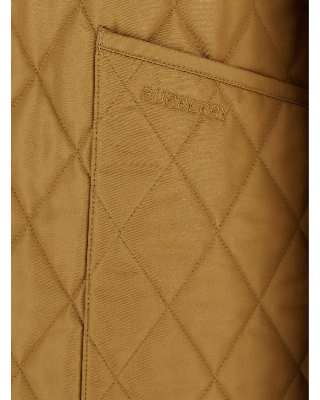 Burberry Brown 'Dranefeld' Jacket With Logo Lettering On The Front