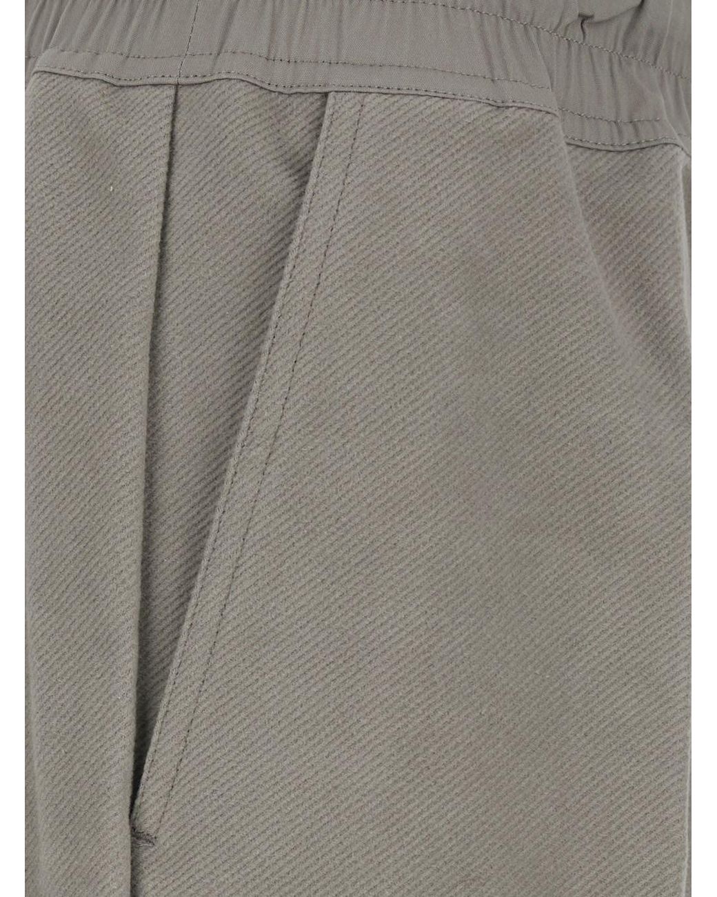 Rick Owens Gray Trousers Cotton for men