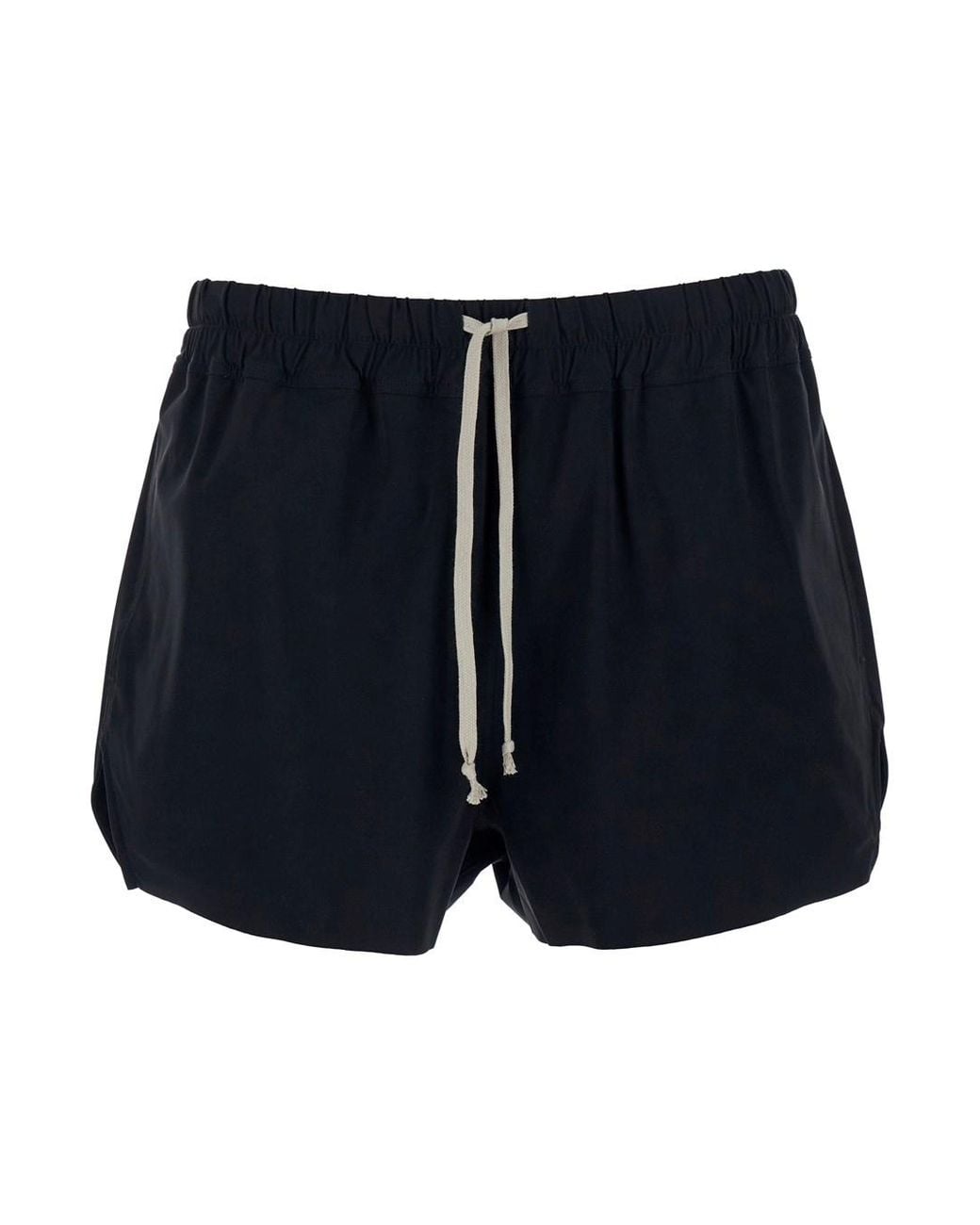 Rick Owens Blue One-Piece Swimsuit With Elastic Waist And Drawstring for men