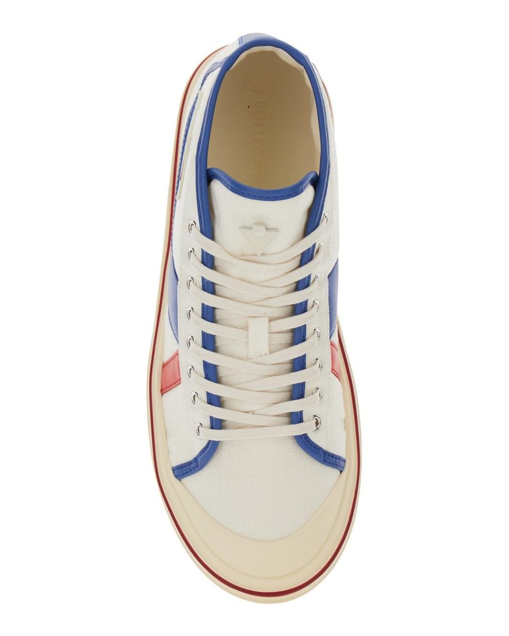 Bottega Veneta White 'Eliot' Sneakers With Logo Label On The Side for men