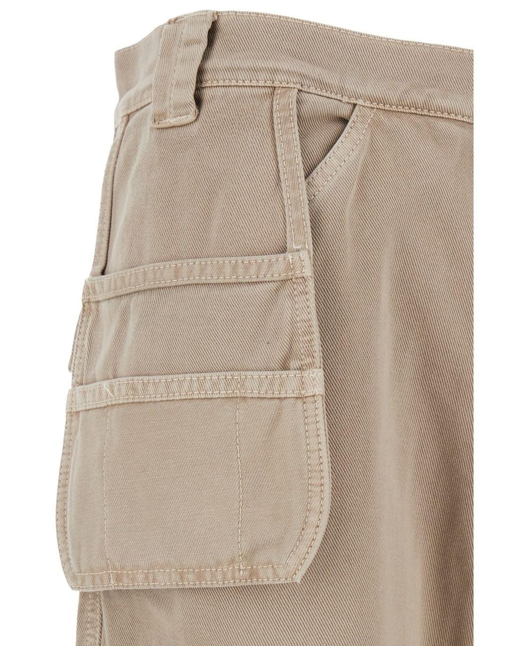 Cultura Natural Cargo Pants With Logo Patch for men
