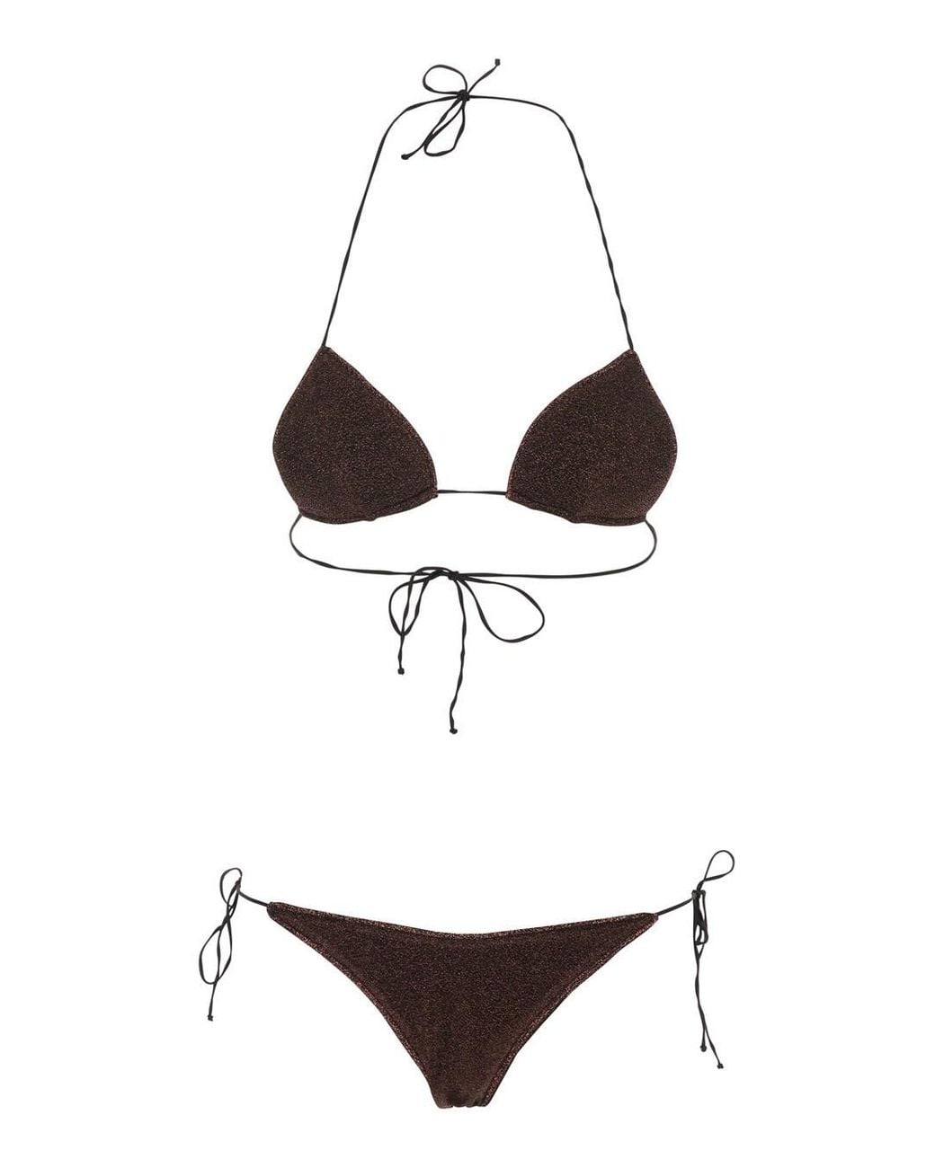 Oseree White Bikini Lumiere Tech Fabric