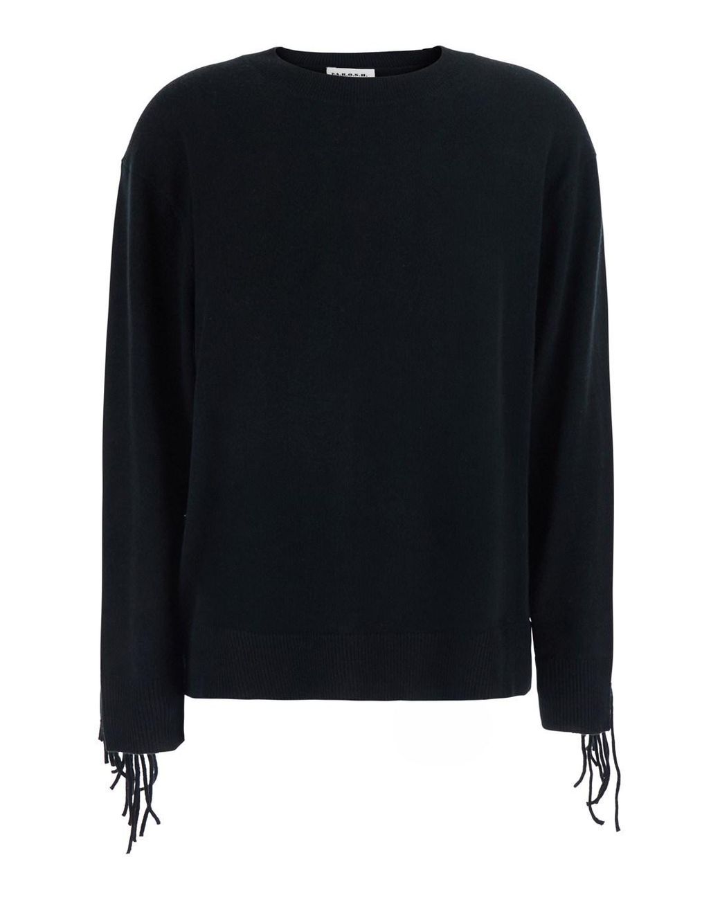 P.A.R.O.S.H. Black Sweater Cashmere Tops