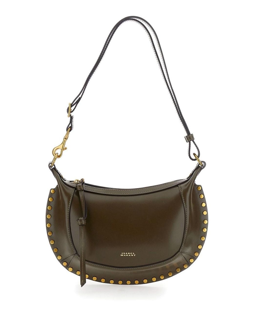 Isabel Marant Metallic Isabel Marant Oskan Moon Crossbody Bag