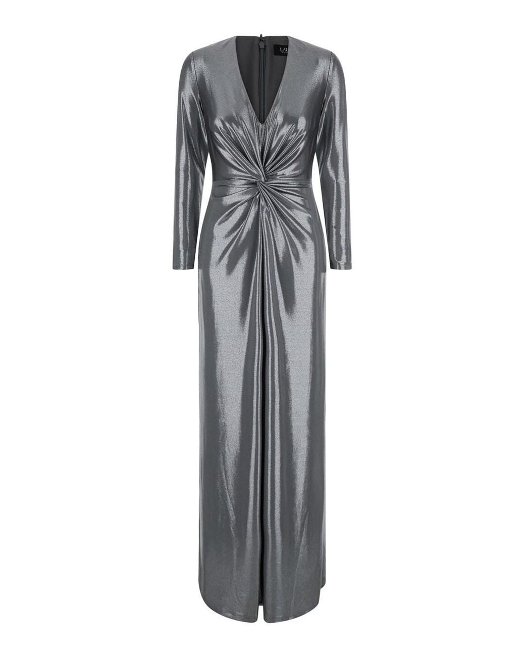 Ralph Lauren Gray Knit-Gown-Dresses